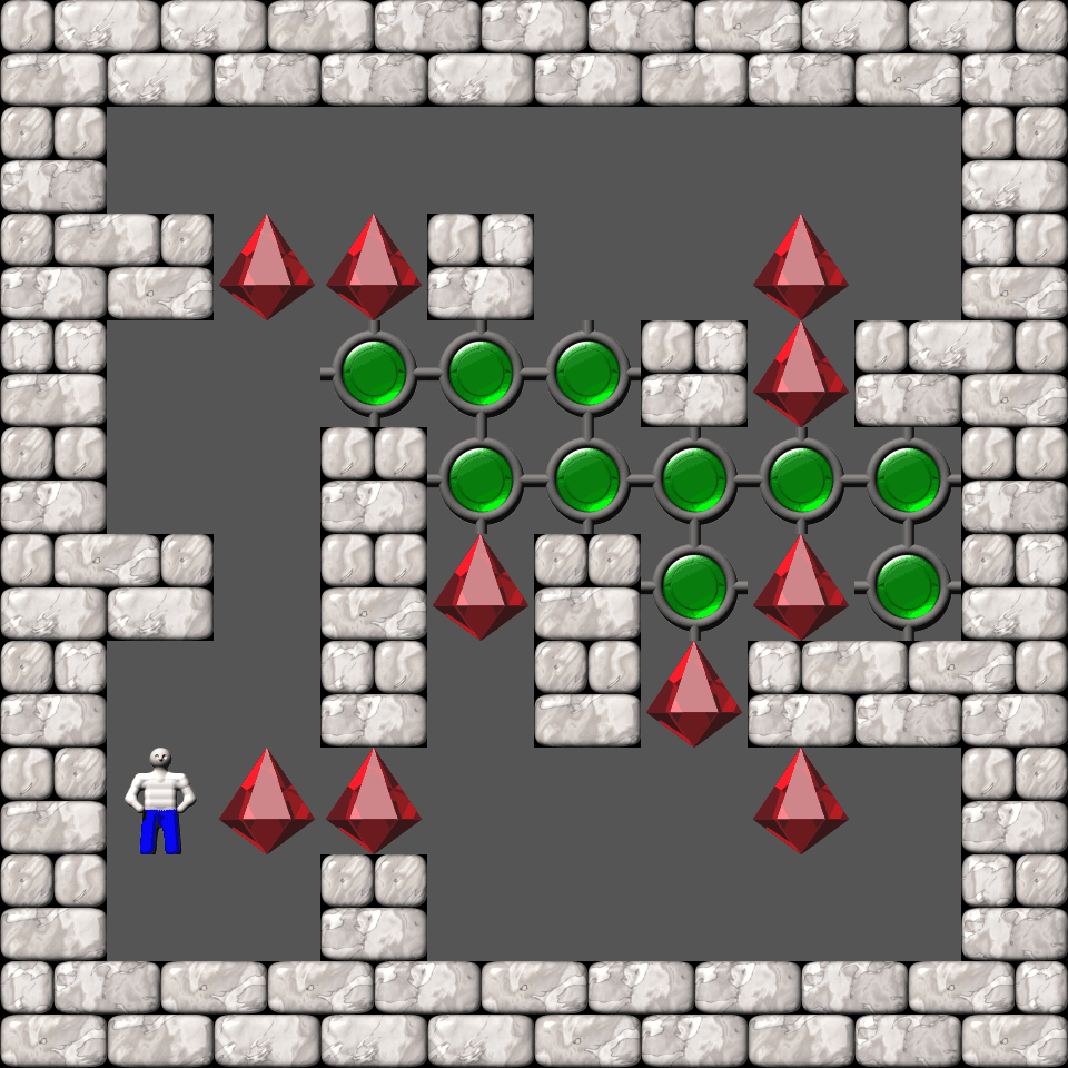 Sokoban Compact Catalysts level 6